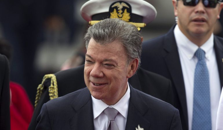 El presidente Santos, a su llegada a Ecuador el pasado lunes El presidente Santos, a su llegada a Ecuador el pasado lunes