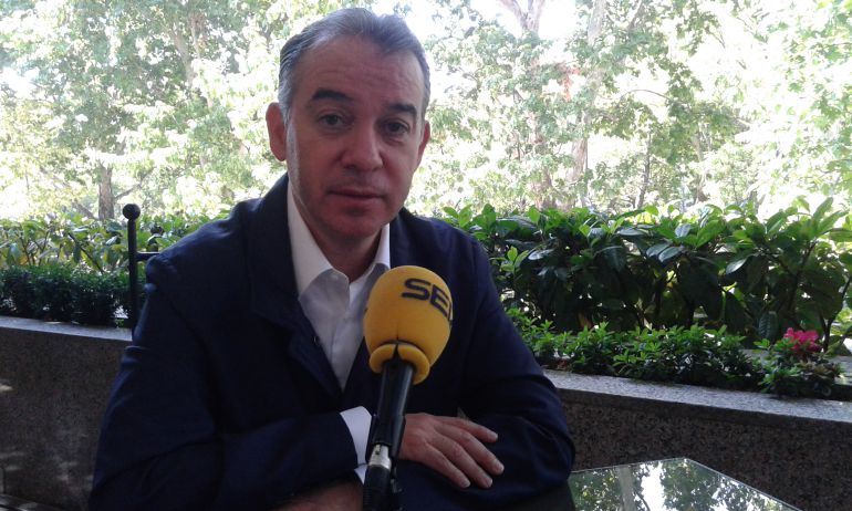 Raúl Cervantes, ex presidente del Senado mexicano, durante la entrevista Raúl Cervantes, ex presidente del Senado mexicano, durante la entrevista