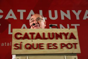 Lluís Rabell, en el cierre de campaña de Catalunya Sí que es Pot Lluís Rabell, en el cierre de campaña de Catalunya Sí que es Pot