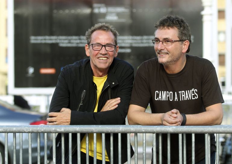 Pep Gatell y Andoni Luis Aduriz, durante el Festival de Cine de San Sebastián. Pep Gatell y Andoni Luis Aduriz, durante el Festival de Cine de San Sebastián.