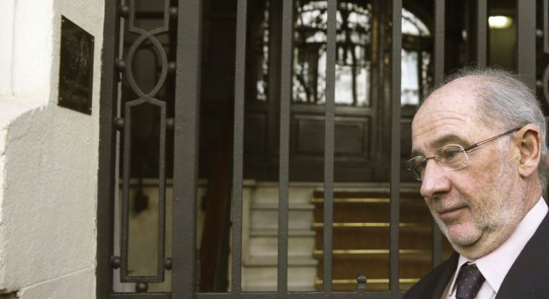 El exvicepresidente del Gobierno Rodrigo Rato, a la salida de su despacho El exvicepresidente del Gobierno Rodrigo Rato, a la salida de su despacho