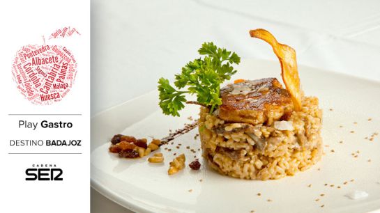 Arroz meloso de boletus edulis y foie de pato (Quinto Cecilio). Arroz meloso de boletus edulis y foie de pato (Quinto Cecilio).