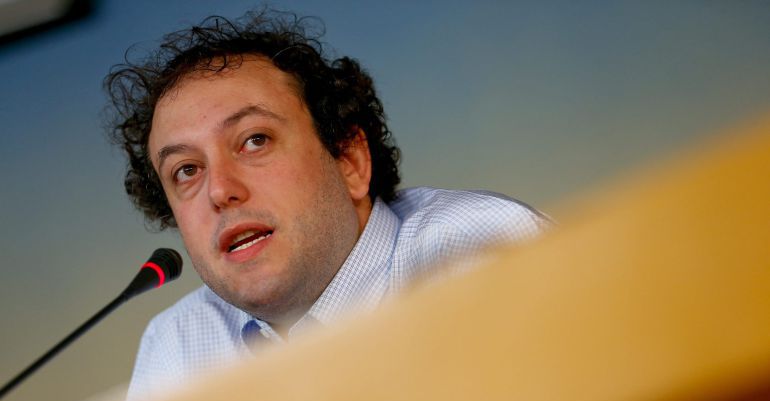 Guillermo Zapata durante una rueda de prensa Guillermo Zapata durante una rueda de prensa