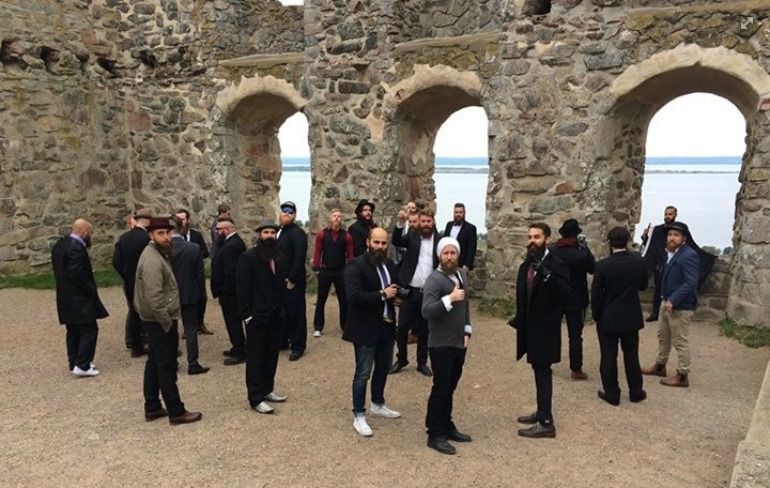 The Bearded Villains, el pasado 10 de octubre en las ruinas del castillo de Brahehus The Bearded Villains, el pasado 10 de octubre en las ruinas del castillo de Brahehus