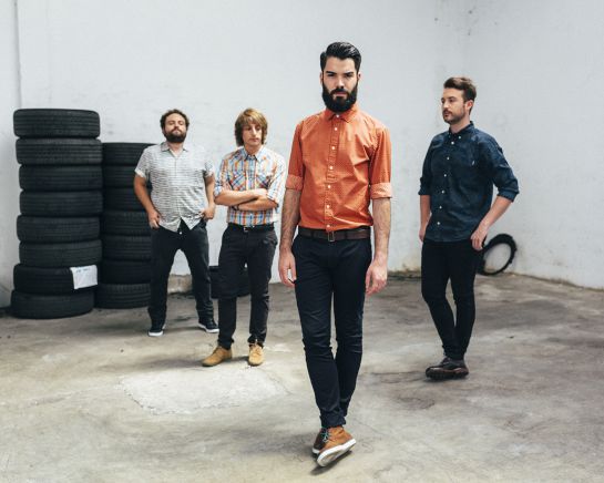 La banda de Baza posa para la promoción de su gira europea. La banda de Baza posa para la promoción de su gira europea.