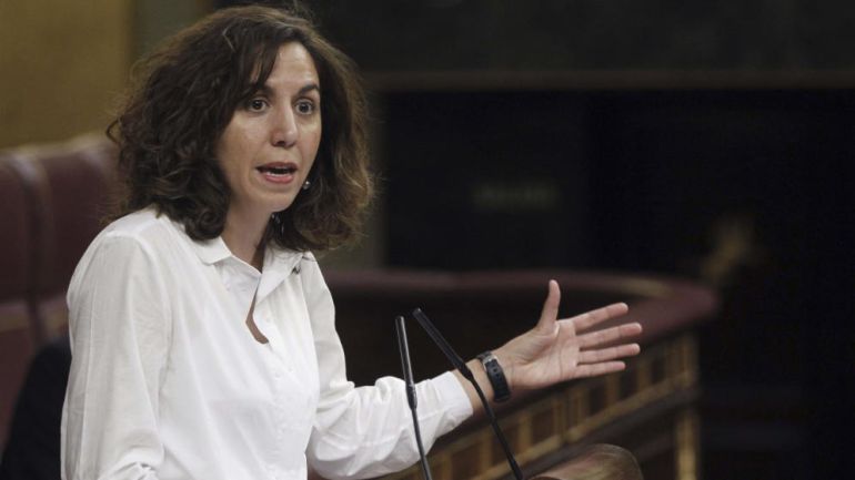 Irena Lozano, durante una comparecencia en el Congreso Irena Lozano, durante una comparecencia en el Congreso