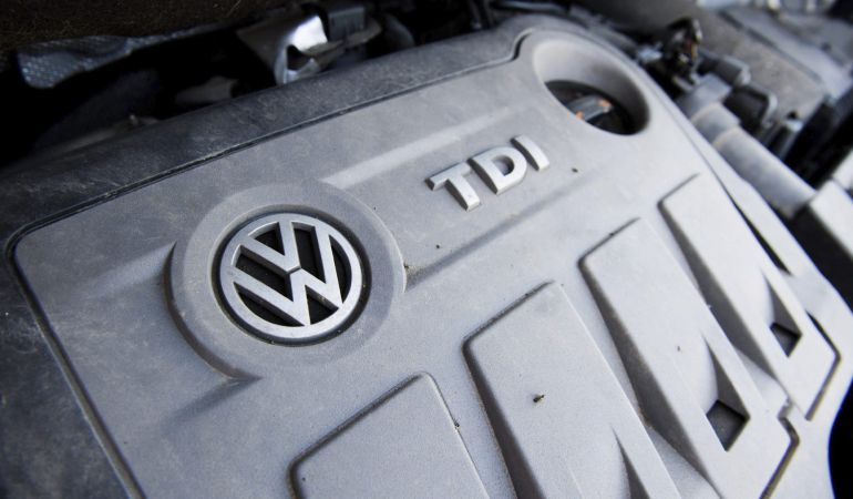 Fotografía de archivo que muestra el motor 2.0l TDI tipo EA189 en un modelo Volkswagen Touran. Fotografía de archivo que muestra el motor 2.0l TDI tipo EA189 en un modelo Volkswagen Touran.