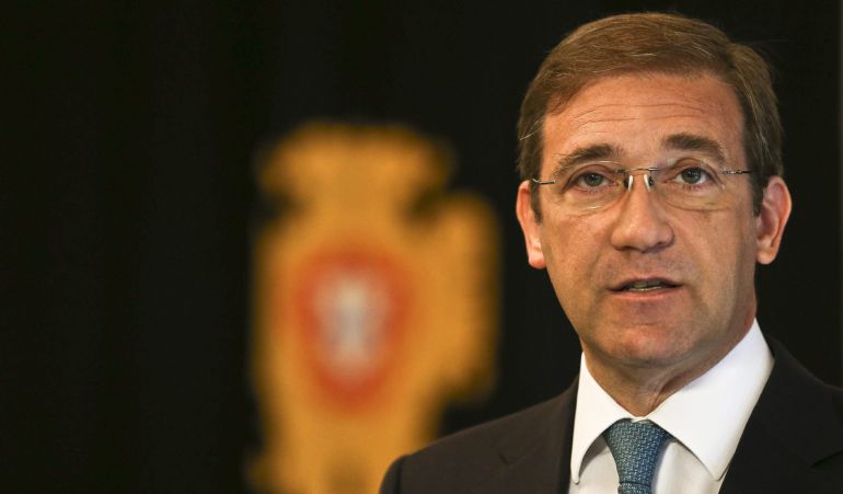 El primer ministro en funciones, Pedro Passos Coelho El primer ministro en funciones, Pedro Passos Coelho
