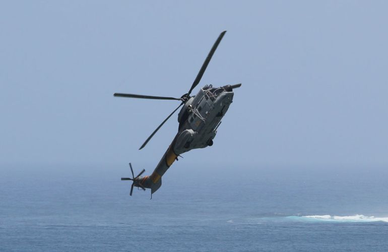 Helicóptero Súper Puma del 802 Escuadrón de Fuerzas Aéreas-RCC de Canarias Helicóptero Súper Puma del 802 Escuadrón de Fuerzas Aéreas-RCC de Canarias