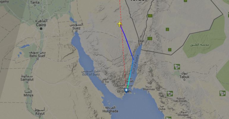 Ilustración del vuelo de Fligtradar24. Ilustración del vuelo de Fligtradar24.