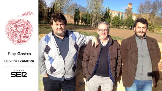 Mikel Zeberio, Justino Guerra y David Aragón (Petra Mora). Mikel Zeberio, Justino Guerra y David Aragón (Petra Mora).