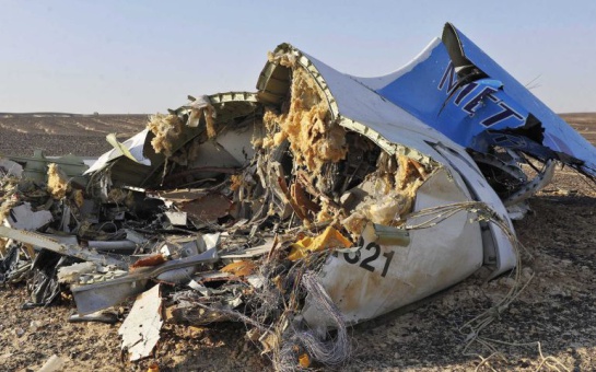 Resos del fuselaje del avión ruso siniestrado Resos del fuselaje del avión ruso siniestrado
