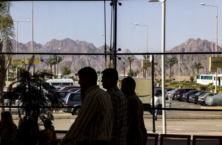 El aeropuerto de Sharm El-Sheikh, en Egipto. El aeropuerto de Sharm El-Sheikh, en Egipto.