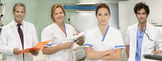 Los actores de la docu-ficción 'Centro médico' Los actores de la docu-ficción 'Centro médico'