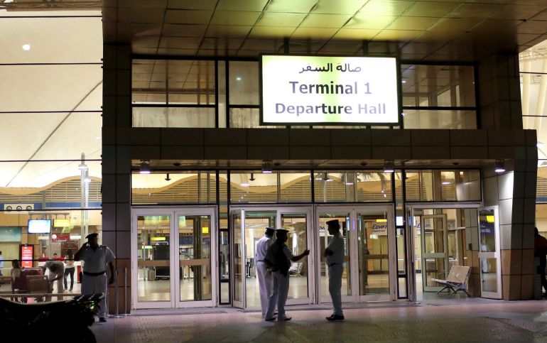 El aeropuerto de Sharm el-Sheikh, en Egipto. El aeropuerto de Sharm el-Sheikh, en Egipto.