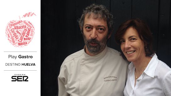 Luismi López y Adela Ortiz (Restaurante Arrieros). Luismi López y Adela Ortiz (Restaurante Arrieros).