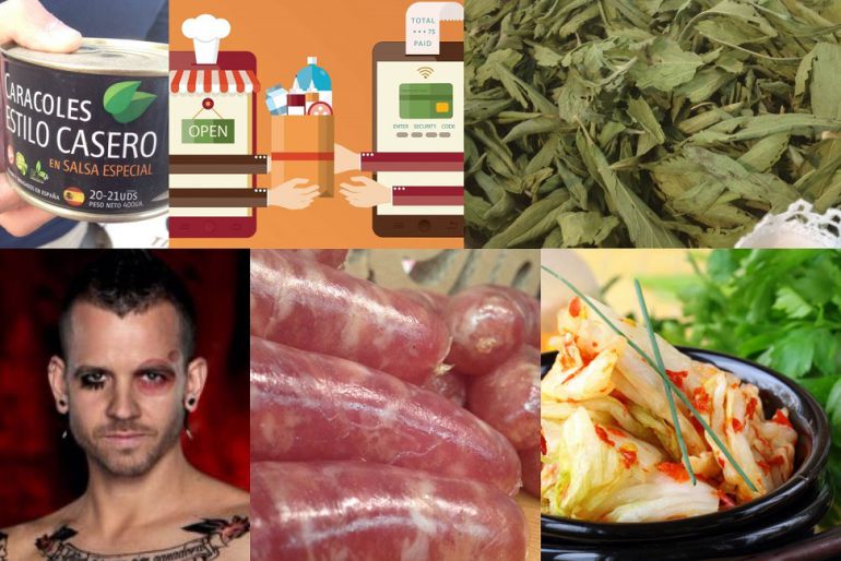 Caracoles, compras 'on-line', stevia, Dabiz Muñoz, butifarra dulce, comida coreana...