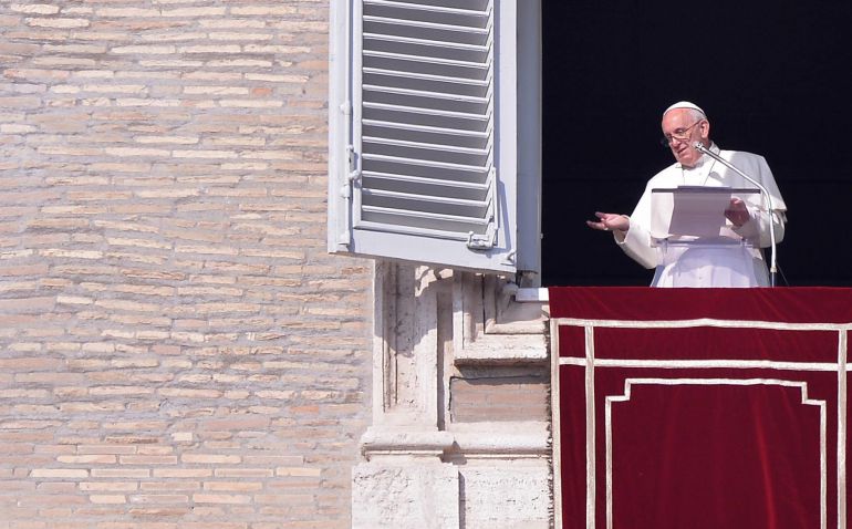El papa Francisco en la ciudad del Vaticano. El papa Francisco en la ciudad del Vaticano.
