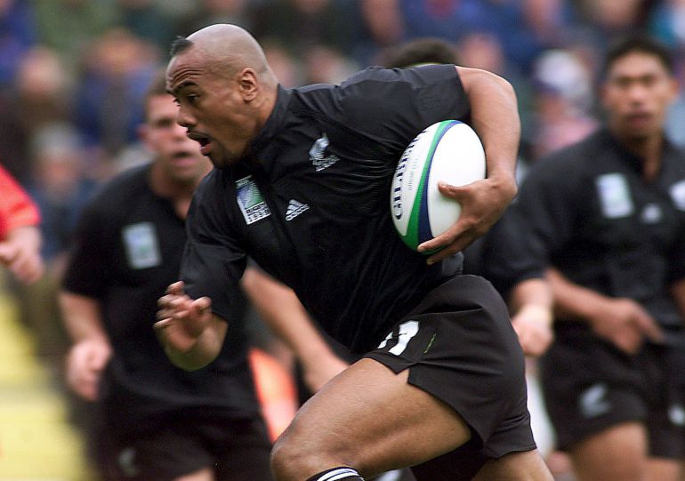 Johan Lomu, durante un partido Johan Lomu, durante un partido