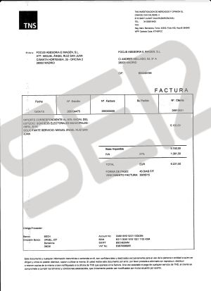 Sondeo electoral para Móstoles, en abril de 2015, pagado por la empresa Focus Asesoría e Imagen. Sondeo electoral para Móstoles, en abril de 2015, pagado por la empresa Focus Asesoría e Imagen.