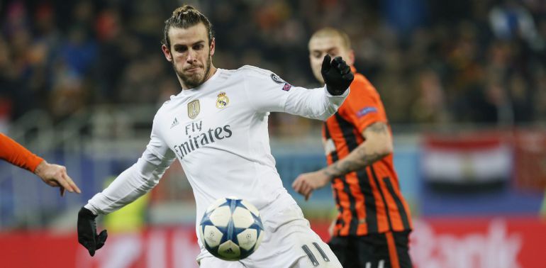 Bale, durante el partido europeo Bale, durante el partido europeo