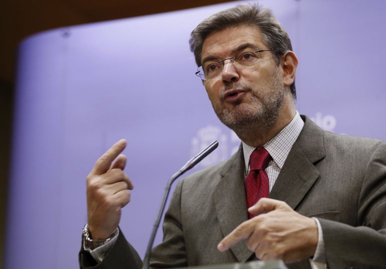 El ministro de Justicia, Rafael Catalá,en una fotografía de archivo. El ministro de Justicia, Rafael Catalá,en una fotografía de archivo.