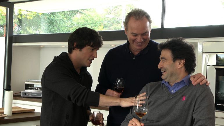 Bertín Osborne recibió en su casa al jurado de 'Masterchef' Bertín Osborne recibió en su casa al jurado de 'Masterchef'