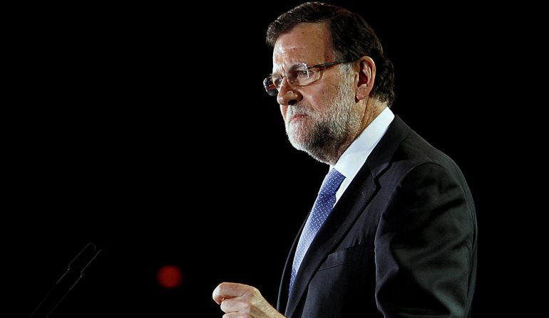 El presidente del Gobierno durante un acto de campaña. El presidente del Gobierno durante un acto de campaña.