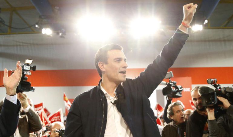El candidato por el PSOE a la presidencia del Gobierno, Pedro Sánchez. El candidato por el PSOE a la presidencia del Gobierno, Pedro Sánchez.