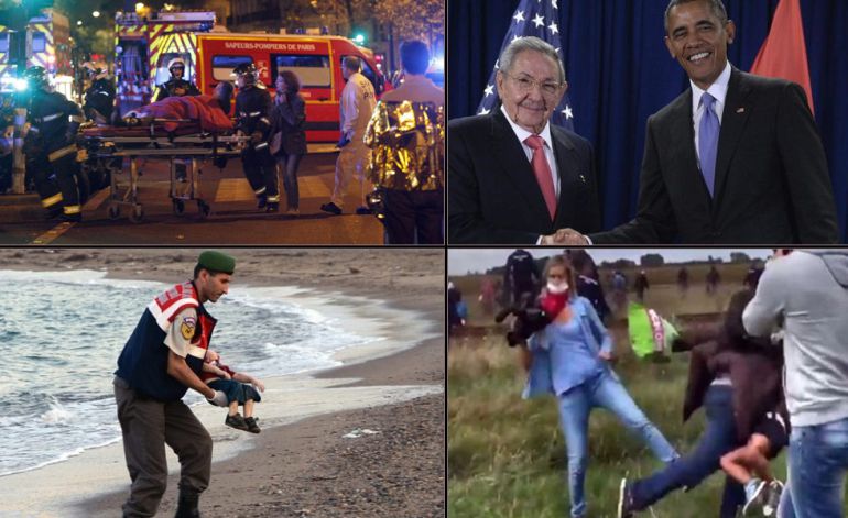 Resumen del año 2015: Internacional: Refugiados, atentados de París y el deshielo Cuba-EEUU Resumen del año 2015: Internacional: Refugiados, atentados de París y el deshielo Cuba-EEUU