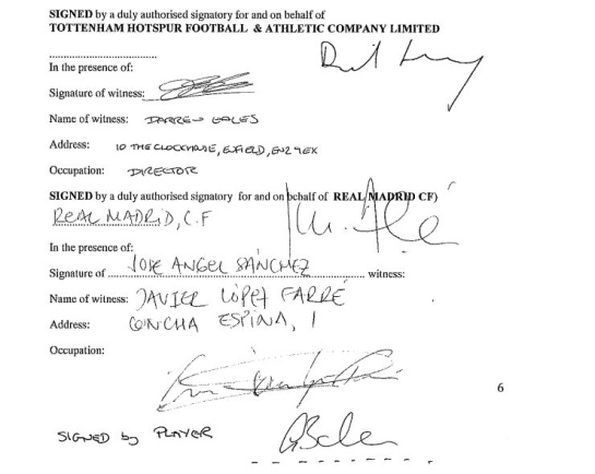 Firma de las partes implicadas en el contrato de traspaso Firma de las partes implicadas en el contrato de traspaso
