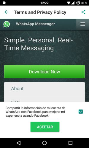 Capturas de pantalla de los menús ocultos de WhatsApp Capturas de pantalla de los menús ocultos de WhatsApp