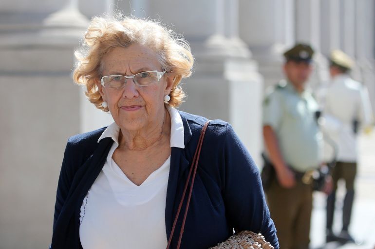 El equipo de Manuela Carmena (en la foto) remite al juez en forma de expediente todos los escritos del demandante, pero no aporta ni el catálogo de vestigios de la dictadura El equipo de Manuela Carmena (en la foto) remite al juez en forma de expediente todos los escritos del demandante, pero no aporta ni el catálogo de vestigios de la dictadura