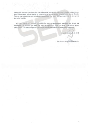 Cartas incorporadas al sumario del caso (página 4). Cartas incorporadas al sumario del caso (página 4).