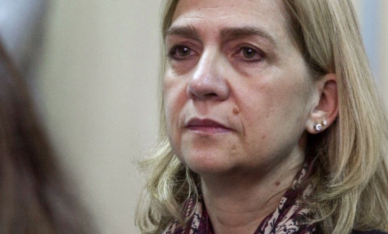 Fotografía de archivo de la infanta Cristina, tomada en Palma de Mallorca, durante el juicio del caso Nóos Fotografía de archivo de la infanta Cristina, tomada en Palma de Mallorca, durante el juicio del caso Nóos