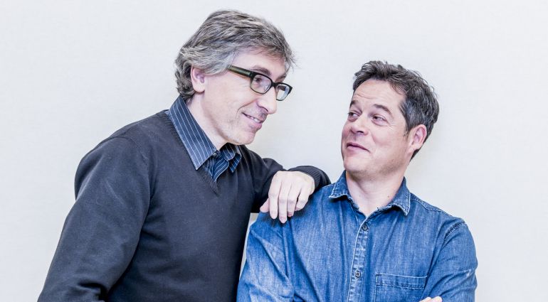 David Trueba y Jorge Sanz, foto promocional David Trueba y Jorge Sanz, foto promocional