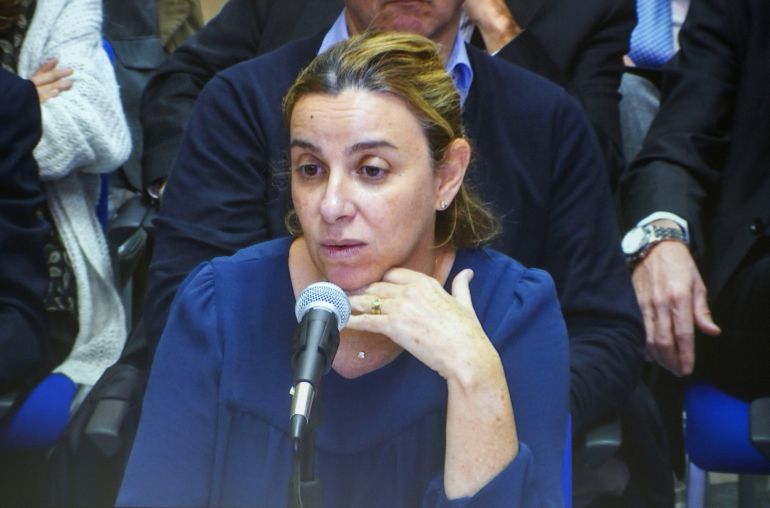 La que fue responsable jurídica de la Ciudad de las Artes y las Ciencias de Valencia, Elisa Maldonado, declarando ante el juez La que fue responsable jurídica de la Ciudad de las Artes y las Ciencias de Valencia, Elisa Maldonado, declarando ante el juez