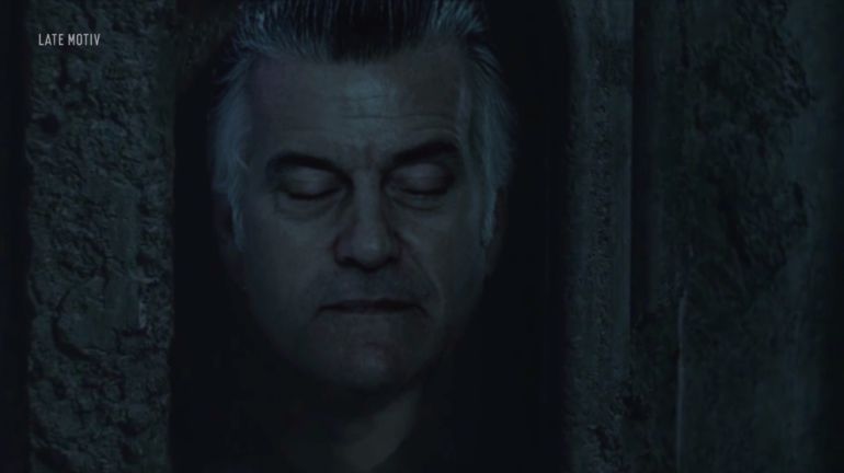 La cabeza de Bárcenas en el vídeo de 'Late motiv' La cabeza de Bárcenas en el vídeo de 'Late motiv'