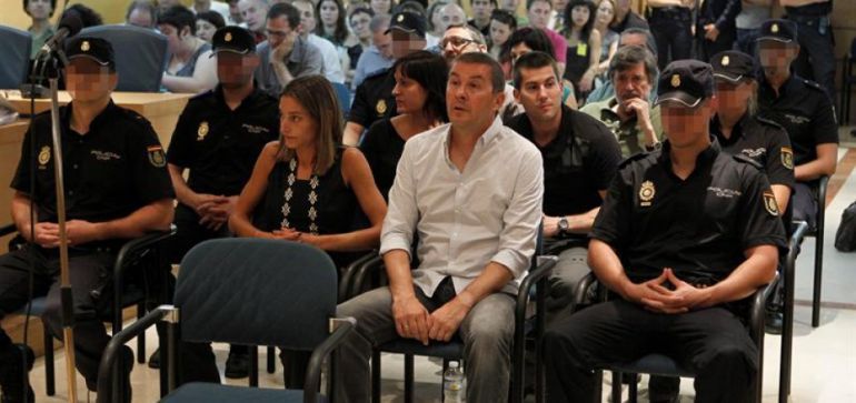 Arnaldo Otegi durante su último juicio Arnaldo Otegi durante su último juicio