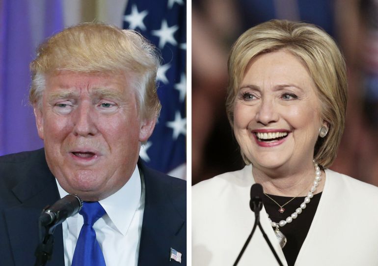 Trump y Hillary, los vencedores del Supermartes Trump y Hillary, los vencedores del Supermartes