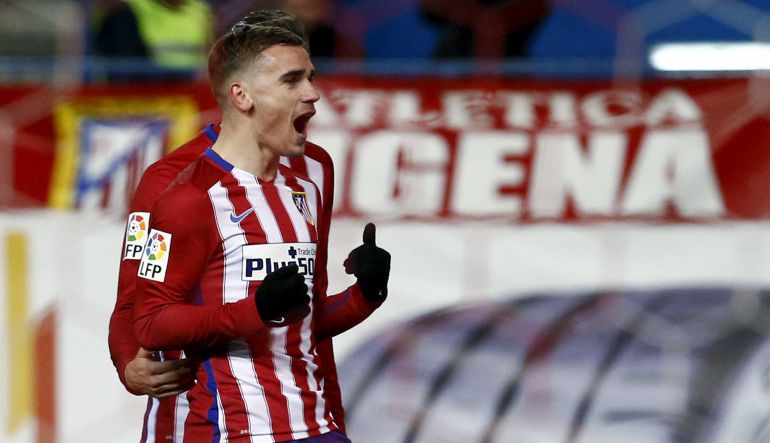 Griezmann celebra su gol ante el Dépor Griezmann celebra su gol ante el Dépor