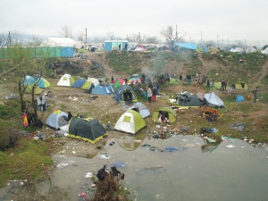 Aspecto general del campo de Idomeni Aspecto general del campo de Idomeni