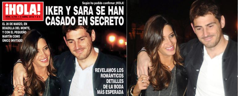 La revista 'Hola' avanza en su web la noticia. La revista 'Hola' avanza en su web la noticia.