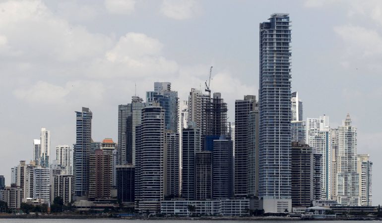 Vista general de la Ciudad de Panamá. Vista general de la Ciudad de Panamá.