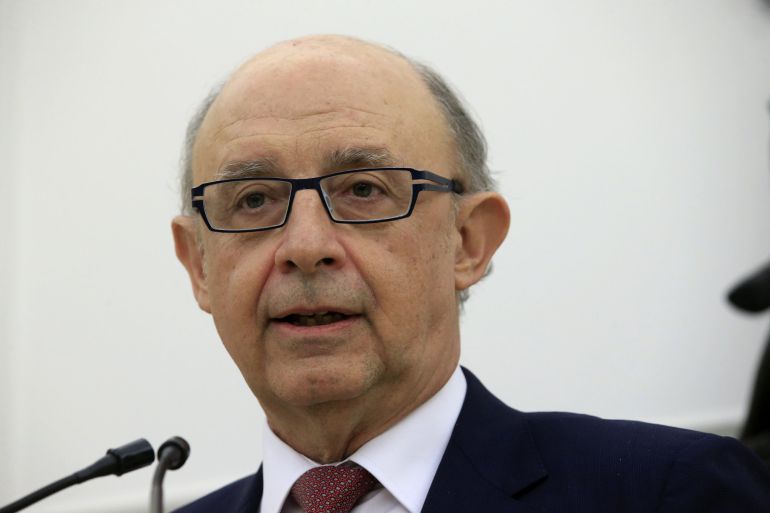 El ministro de Hacienda y Administraciones Públicas en funciones, Cristóbal Montoro. El ministro de Hacienda y Administraciones Públicas en funciones, Cristóbal Montoro.