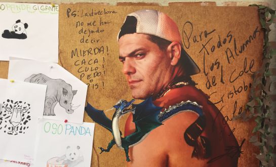 Esta es la dedicatoria que Frank Cuesta escribió en el muro Esta es la dedicatoria que Frank Cuesta escribió en el muro