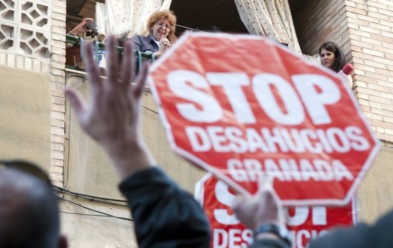 La plataforma Stop Desahucios siempre ha defenestrado la ley hipotecaria española. La plataforma Stop Desahucios siempre ha defenestrado la ley hipotecaria española.