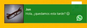 Notificación de escritorio de WhatsApp Notificación de escritorio de WhatsApp