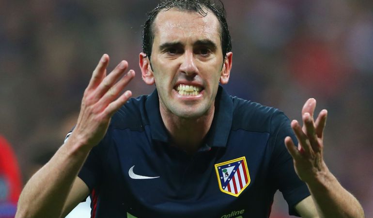 Diego Godín, en uno de los partidos ante el Bayern. Diego Godín, en uno de los partidos ante el Bayern.