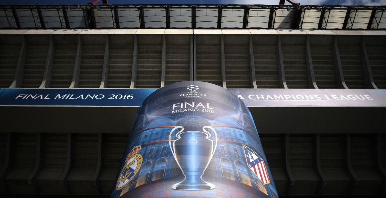 San Siro acoge la final de la Champions entre el Real Madrid y el Atlético. San Siro acoge la final de la Champions entre el Real Madrid y el Atlético.